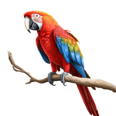 macaw-parrot-isolated-on-transparent-background-file-cut-out-ai-generated-png